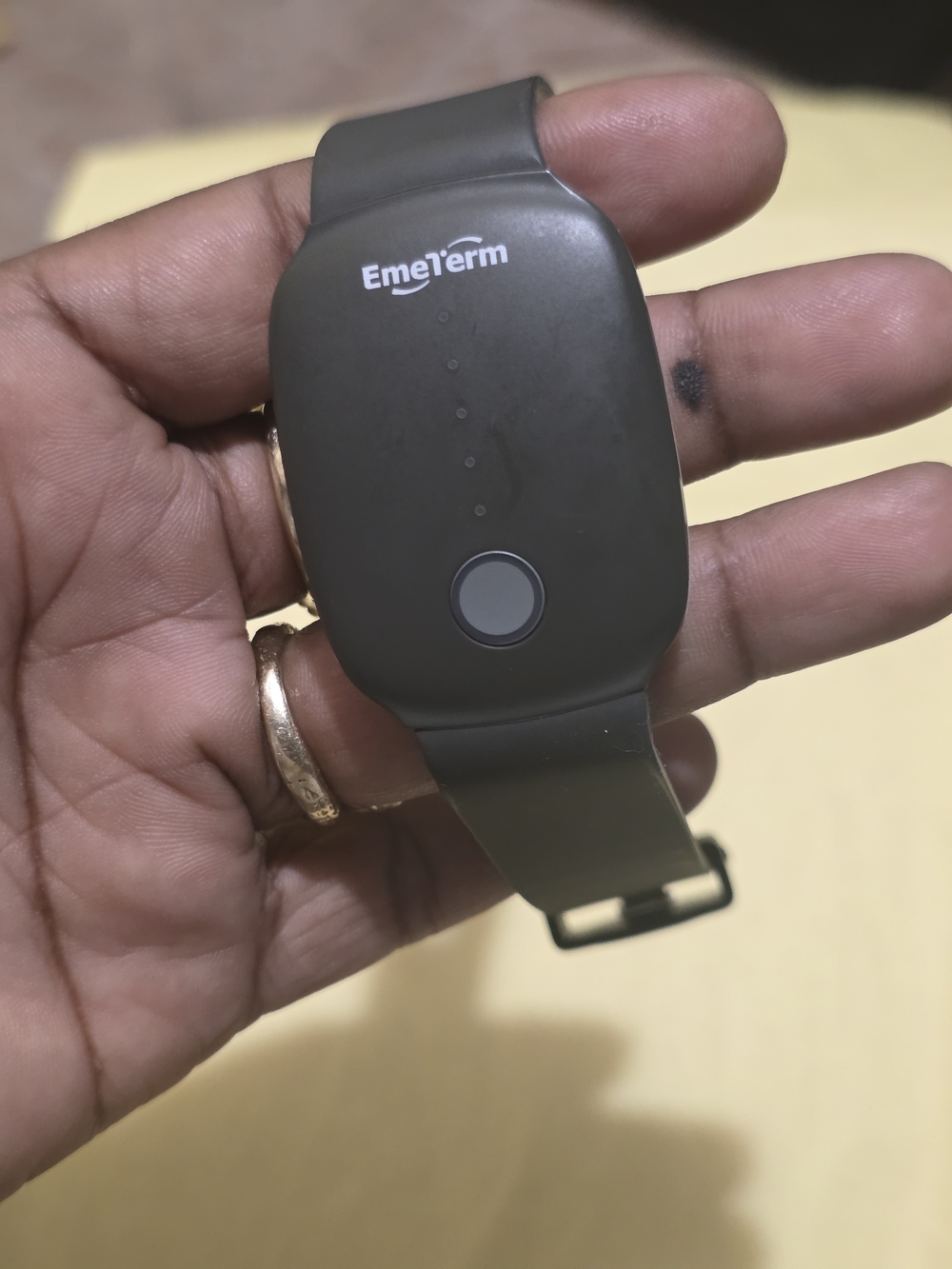 Emeterm Anti Nausea Olive Green Fitness Tracker Watch